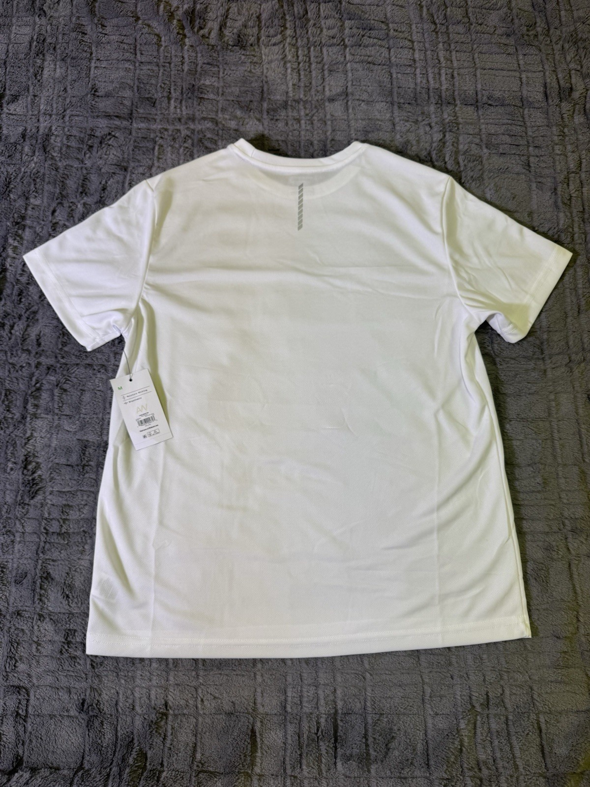 Athletic Works Shirt Mens Medium White Active Performance Short Sleeve Tee New gallery