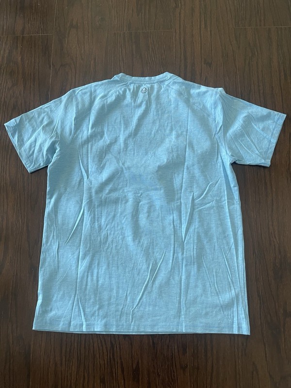 Tasc Performance Bamboo Tech T-Shirt Trump Logo Blue Mens L gallery