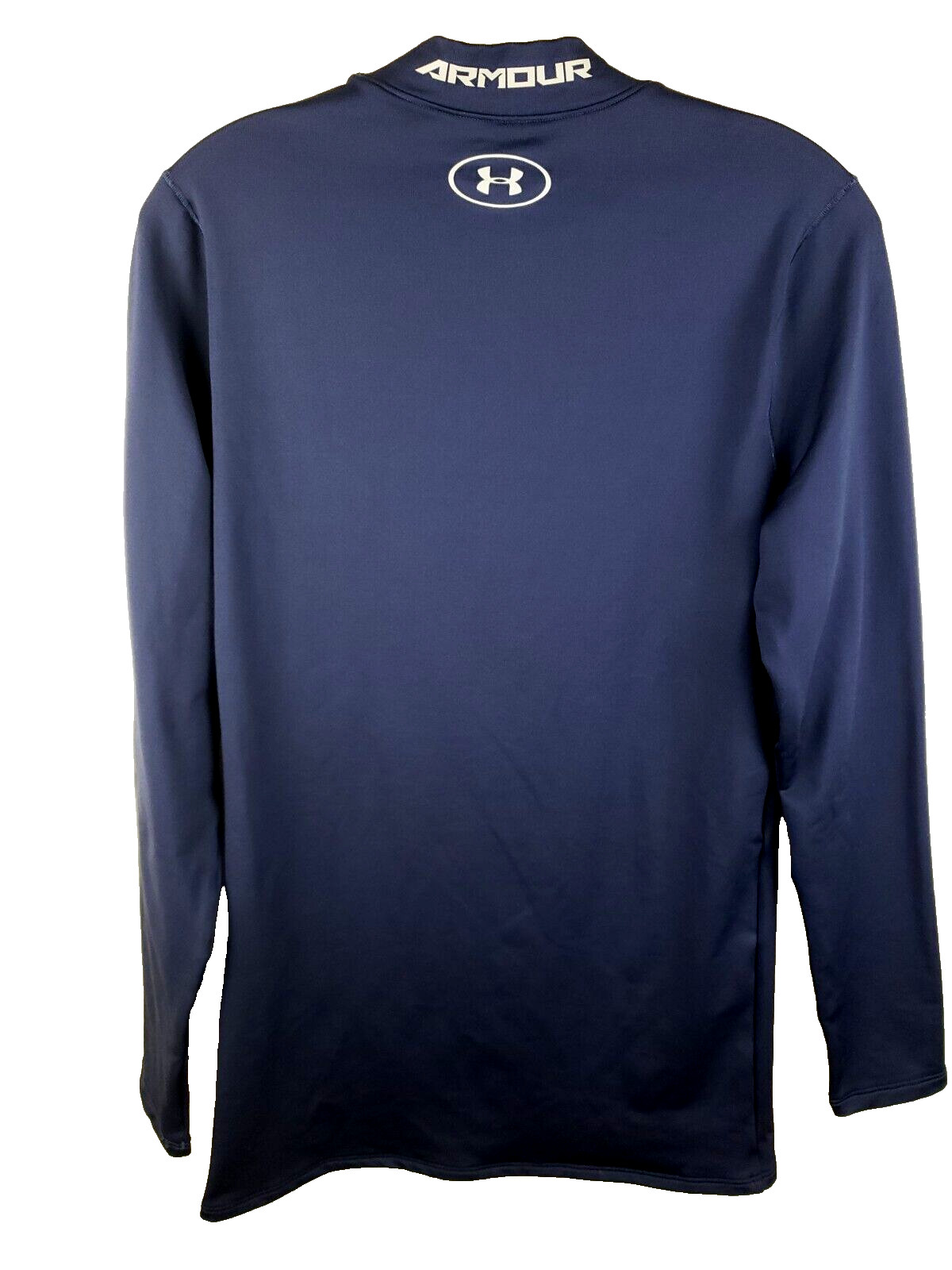 Under Armour ColdGear Long Sleeve Shirt Men's Small Dk Blue Fitted Mock neck gallery