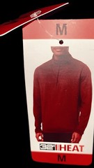 32 Degrees Men’s Quarter Zip Stretch Comfort Pullover, M, RED
