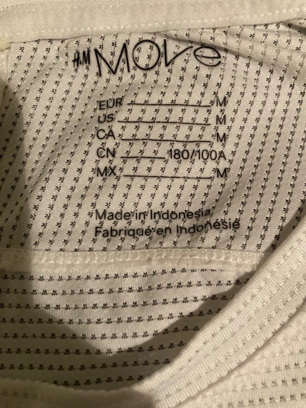 Size - Medium H&M Move activewear longsleeve running shirt with reflectors gallery
