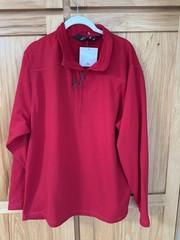 Tri Mountain Performance Men’s Red Quarter Zip Pullover Men’s Lg NWT Athletic