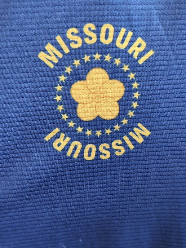 Bontrager Navy Blue Missouri Themed Cycling Jersey Short Sleeve Size Extra Large gallery