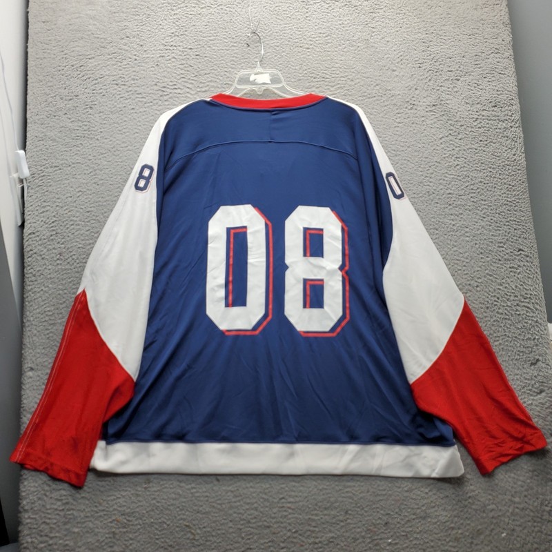 Xersion Hockey Jersey Mens XXL Multi Train Mesh Relaxed Split Tie Neck Quick Dry gallery
