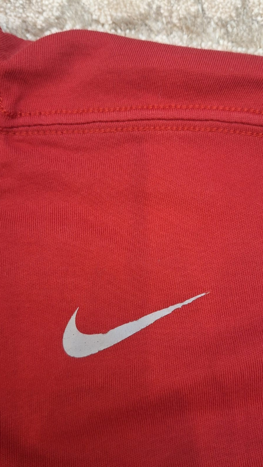 Nike Dri-FIT Red Athletic Training T-Shirt Men's Size Small S Short Sleeve gallery