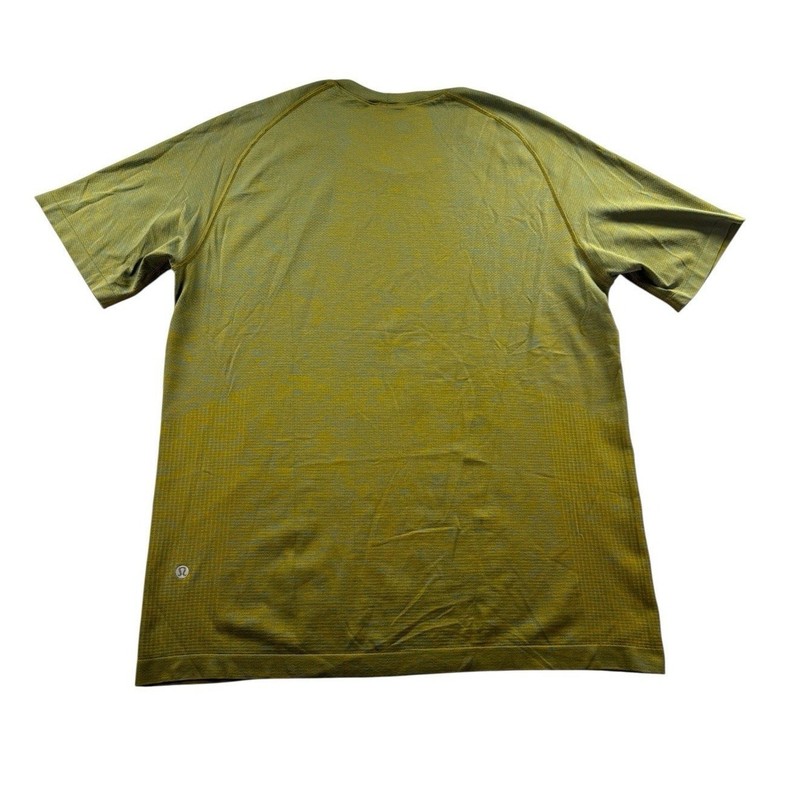 lululemon Metal Vent Tech Short Sleeve Mens L Green Training Workout Shirt gallery