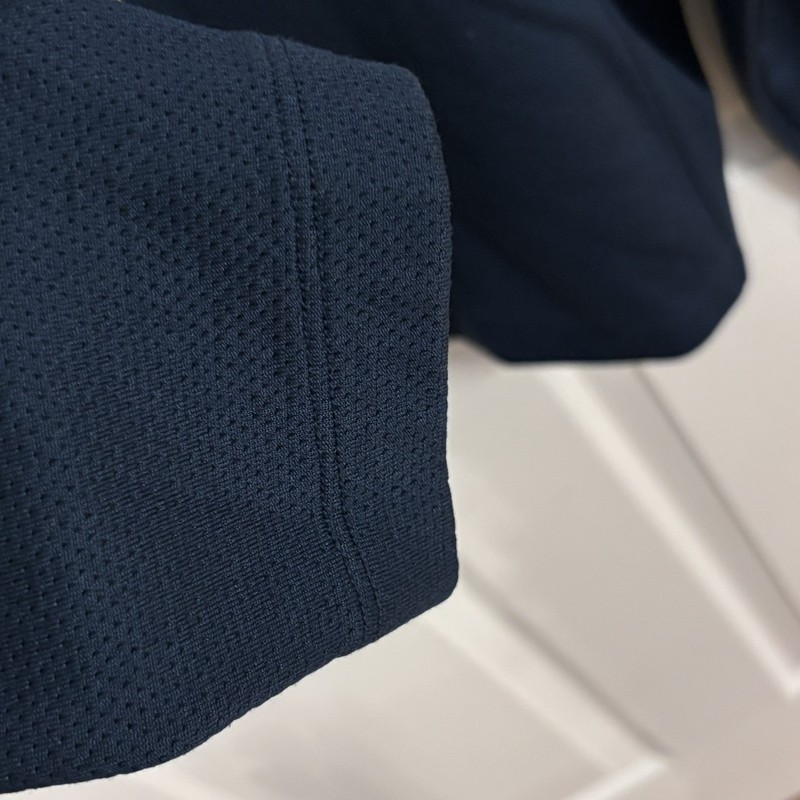 NIke Therma 1/4 Zip Pullover Sweater Mens L navy Golf Performance Mock gallery