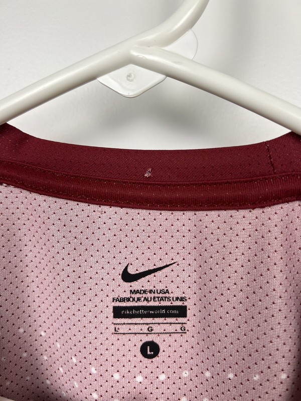 NIKE Mens Pro Elite Qatar Track & Field Throwing Jersey Size Large MADE IN USA gallery