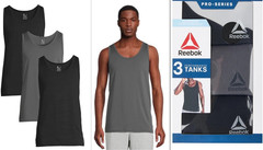 Reebok Performance Tanks Men’s. Pro-Series 3 Pack NIB, Size Large