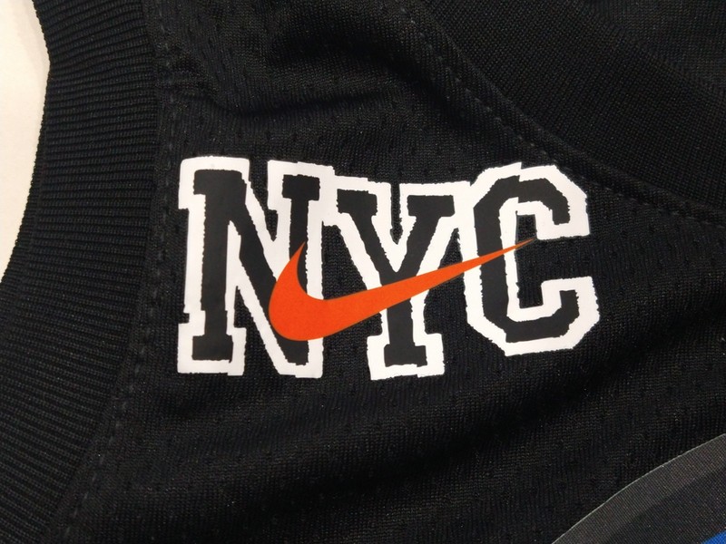 Nike NBA City Edition Blank Jersey - New York Knicks - CN1750 010 - Size XL (52) gallery