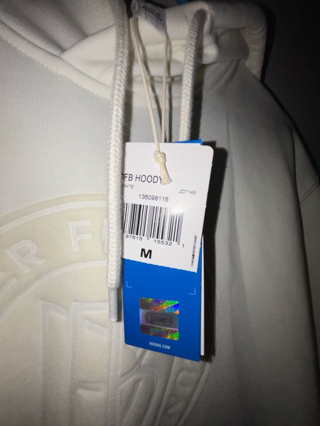 Adidas Originals DFB Deutscher Fussball-Bund Hoodie White Size M gallery