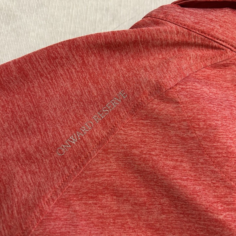 NWT Onward Reserve Performance Pullover Mens Large Red 1/4 Zip Golf Stretch gallery