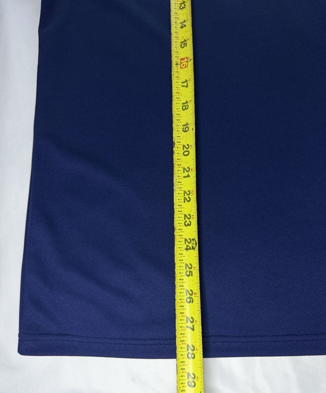 Adidas Climalite Men’s Medium Short Sleeve Polo Navy Golf Activewear Lightweight gallery