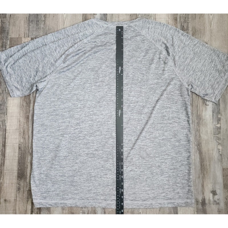 NFL Team Apparel Chicago Bears T-Shirt Mens XXL Gray Space Dye Performance Tee gallery