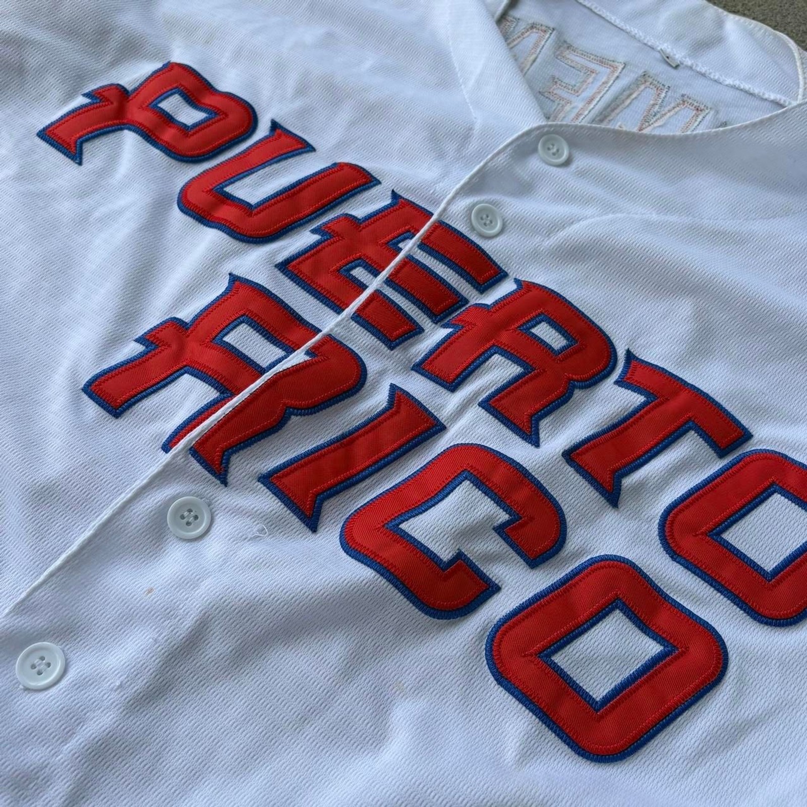 Mens WBC Roberto Clemente Puerto Rico Baseball Jersey SZ S gallery