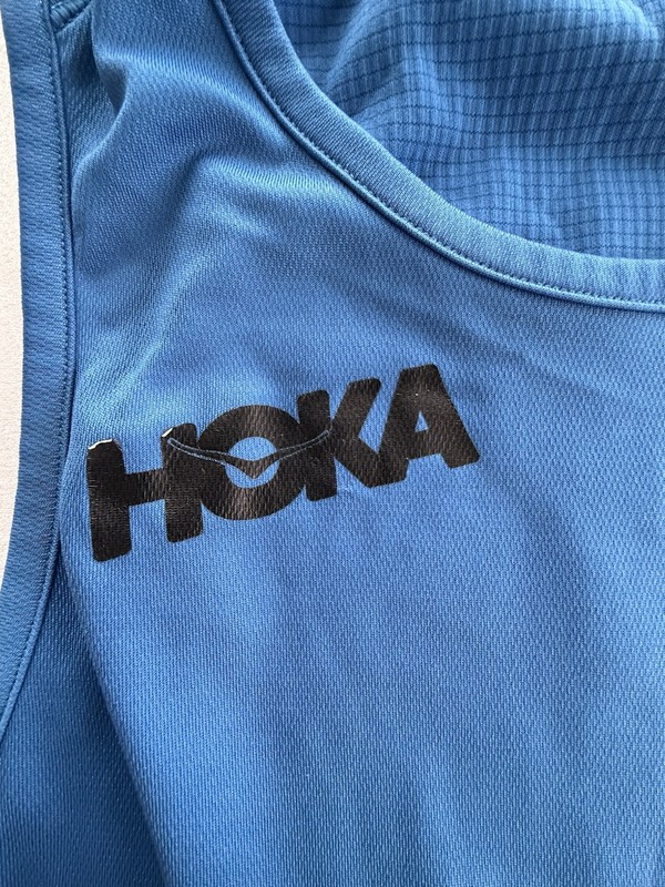 Hoka One One Men’s Sz Small Tank Running Top Blue gallery