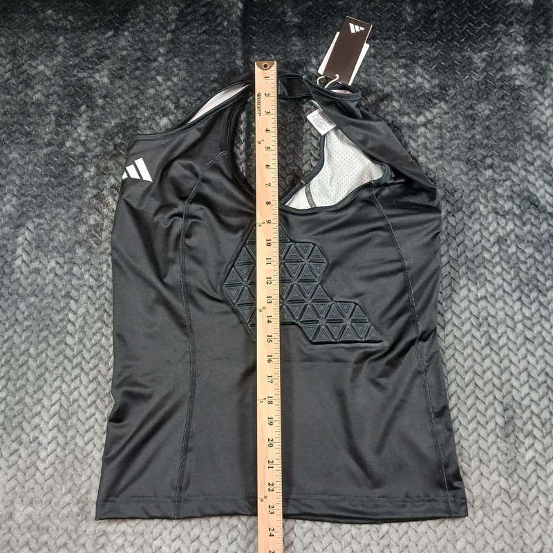 Adidas Men's Compression Black Padded Aeroready Tank IM3592 Shirt Size XL gallery