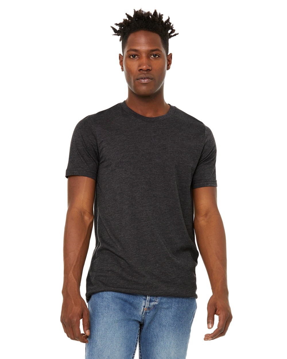Canvas Unisex Sueded T BlkHthr gallery