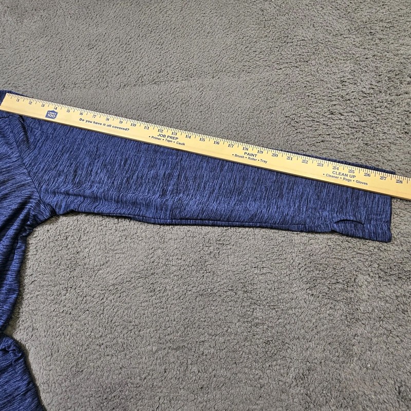 Gaiam Power 1/4 Zip Pullover Mens Large in Navy Running Walking Hiking Outdoors gallery