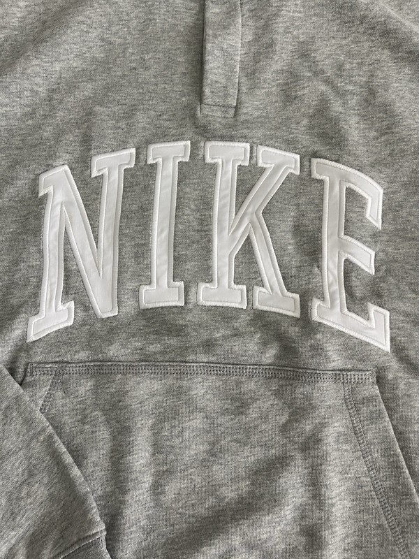 New Nike Club Fleece Long Sleeve Rugby Polo Shirt Men’s Sz XL FN3112-063 gallery