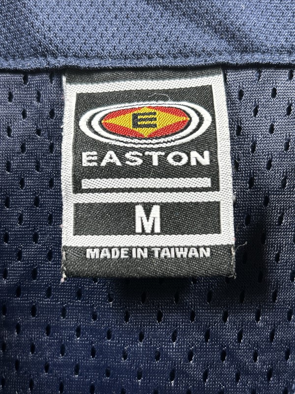 Easton USA Elite 1/4 Zip Blue Practice Baseball Jersey Men’s Size M gallery