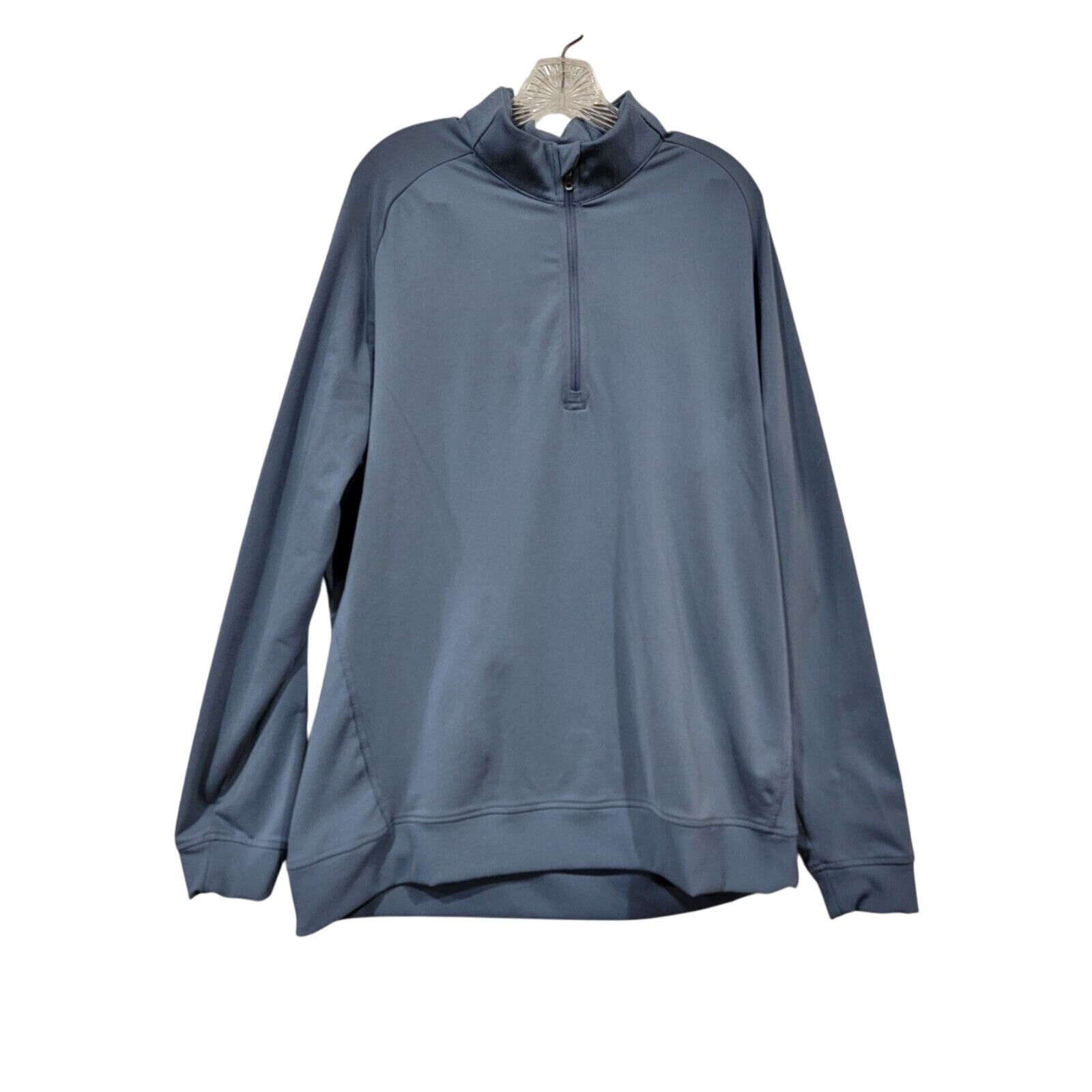 Adidas Men XLarge Golf Mock Neck Layering Pullover Shirt Athletic Leisure Casual gallery