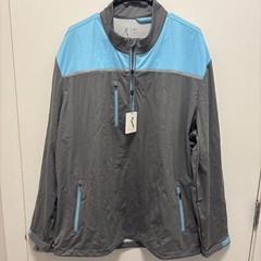 NWT Above The Links Windbreaker Waterproof Long Sleeve Golf Zip Jacket XXL 2XL