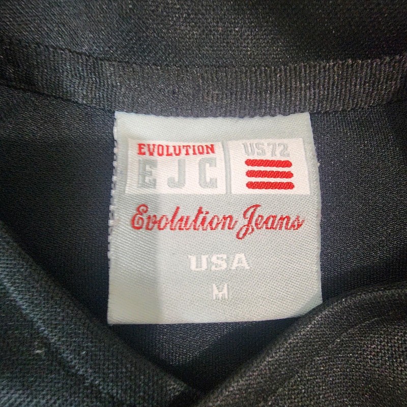Brooklyn Baseball Jersey Mens Medium Black Button Front Evolution Jeans #3 gallery