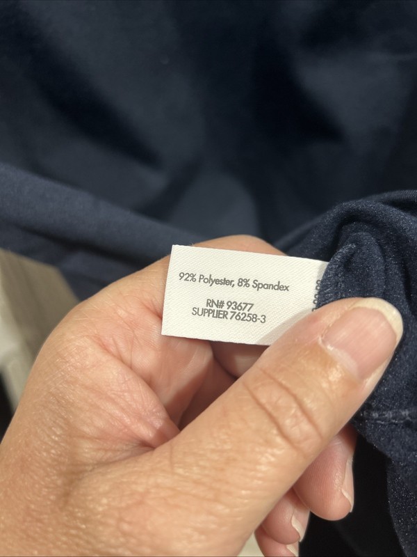 Stylus Men’s 1/4 Zip Navy Pullover Shirt Size S New gallery
