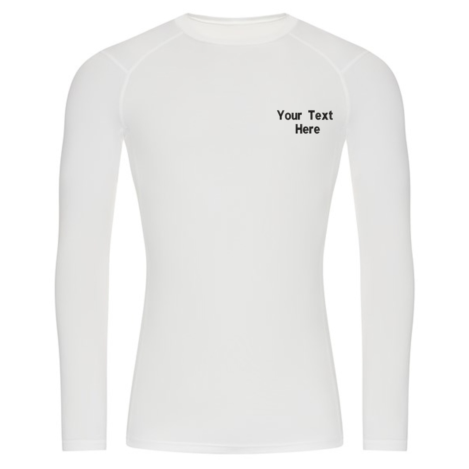 Personalised Custom Embroidered Just Cool Awdis Active Recycled Baselayer Sports gallery