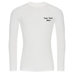 Personalised Custom Embroidered Just Cool Awdis Active Recycled Baselayer Sports