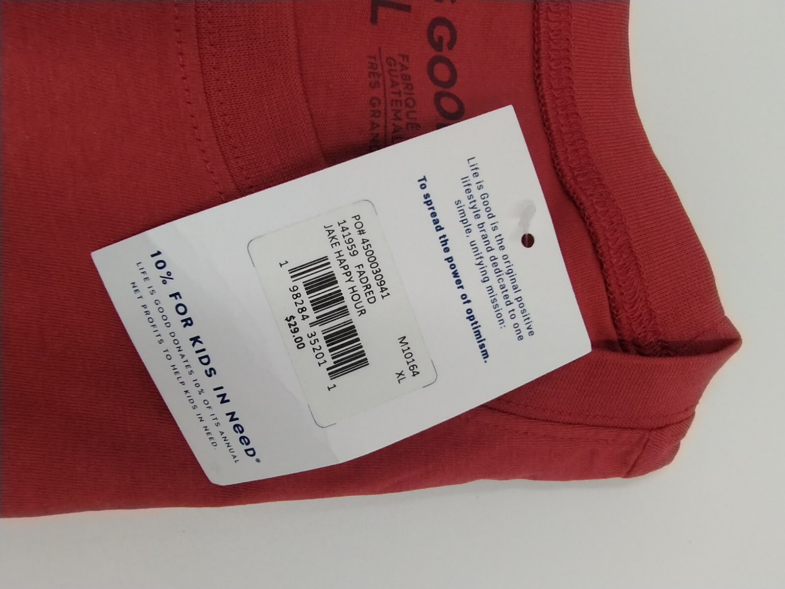 LIFE IS GOOD Men's Short Sleeve Happy Hour Tee Size L, XL NWT Free Shipping gallery