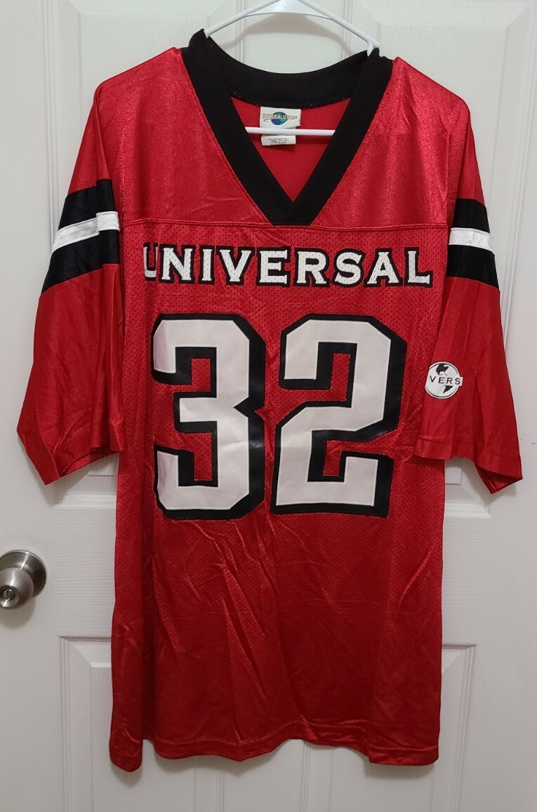 Universal Studios Hollywood Official Merchandise Mens Red #32 Jersey Sz M RARE gallery