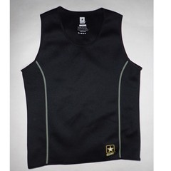 U.S. Army Men’s Neoprene Sauna Vest Black Athletic Workout Tank XXL Running