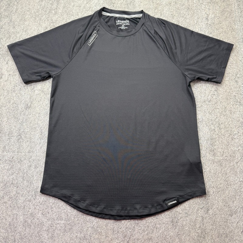 LEGENDS Performance Training Tee Shirt Men M Black Crew Neck Short Sleeve gallery