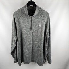 Wolverine Shirt Mens XXL Gray 1/4 Zip L/S Performance Shirt