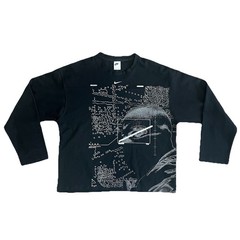 Nike Street Vision Long Sleeve Mesh Top Boxy Fit Brand New Unisex Size Large