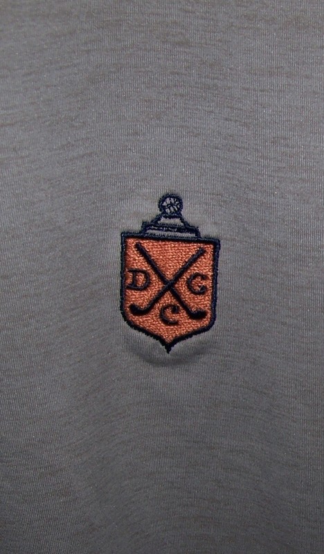 NEW $160 G/FORE Polyester Zip Pullover Sweater Shirt DEEPDALE GOLF CLUB Beige XL gallery