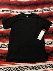 alo Yoga Men’s Vapor Crewneck Short Sleeve Black Size Medium