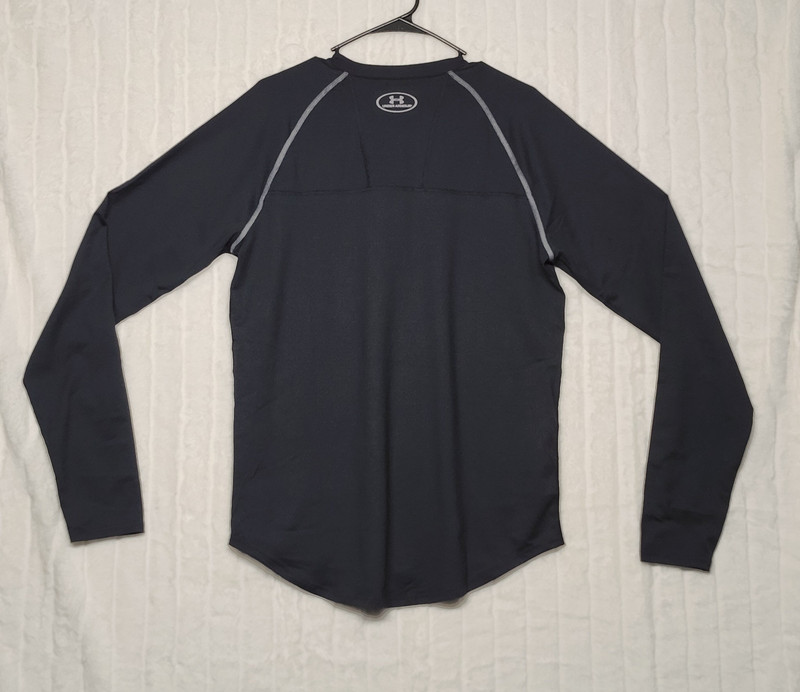 Under Armour Mens Large ColdGear Infrared Henley Long Sleeve Shirt L Thermal Bas gallery