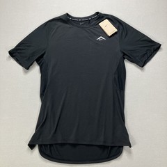 HJ3580-010 Nike Mens Small Trail Solar Chase Dri-FIT ADV Short Sleeve Top Black