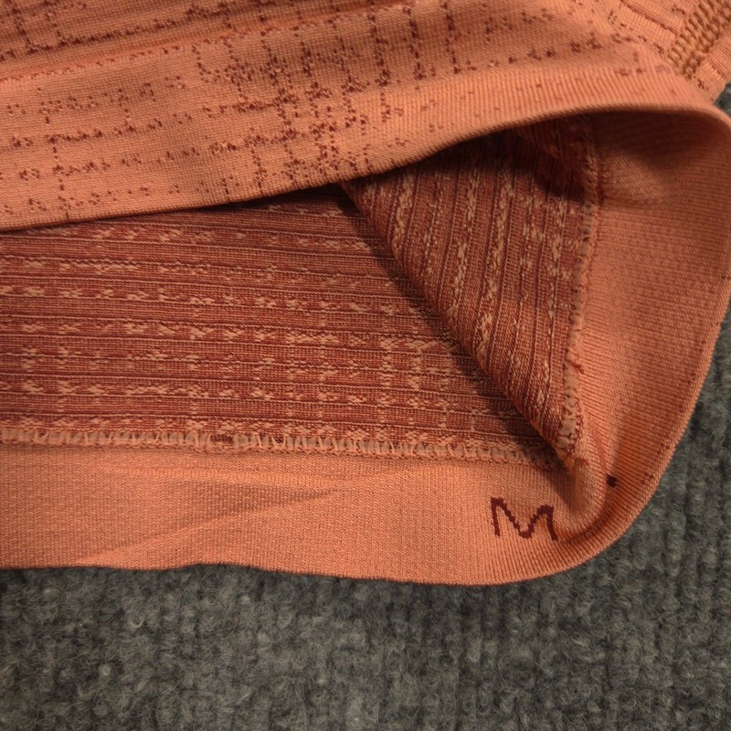 Lululemon Metal Vent Tech Shirt Mens M Disrupted Grid Mulled Wine Long Sleeve gallery