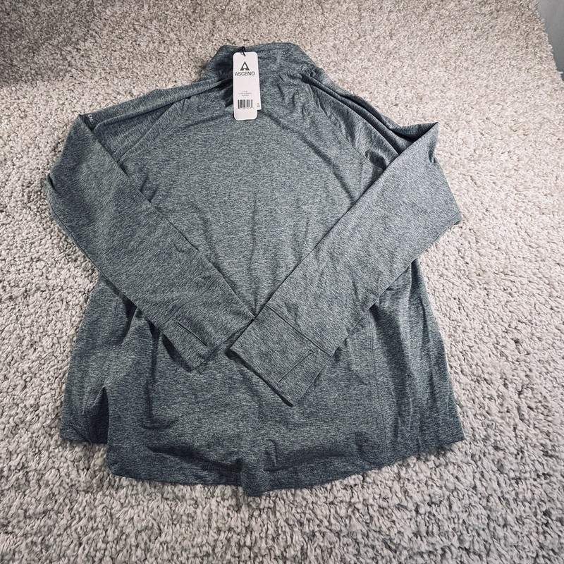 Ascend Pullover Shirt Mens Trooper Large Blue Long Sleeve Wicking Hiking gallery