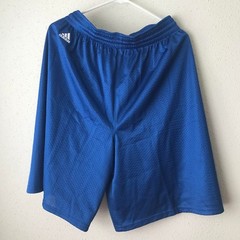 New Adidas Basic Mesh Men’s Solid Shorts Blue A88132