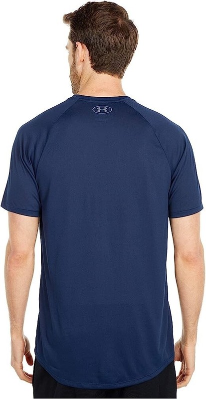 Under Armour Men M Tech 2.0 Shortsleeve T-shirt 1326413/408 Academy/Graphite EUC gallery