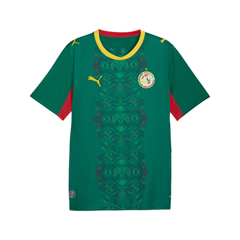 PUMA Senegal Away Crew Neck Short Sleeve Replica Jersey Mens Green 78317102 gallery
