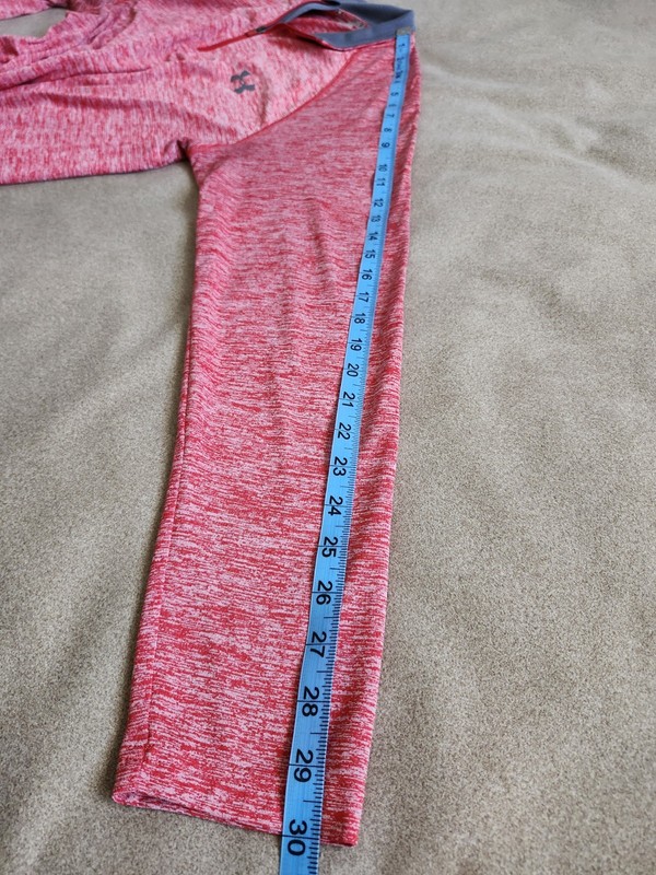 Under Armour UA Tech 1/2 Zip long-sleeve shirt in a red heathered pattern. gallery