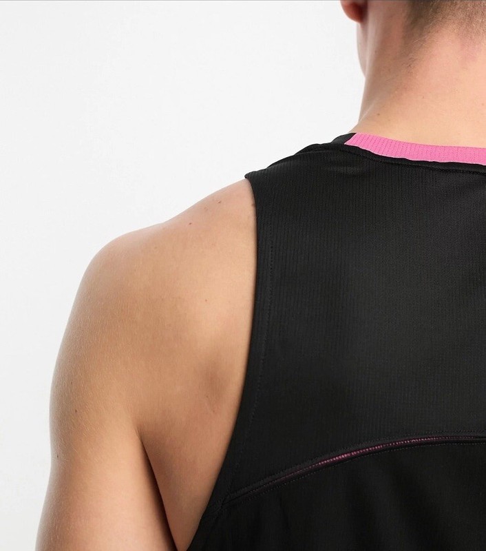 Adidas Aeroready Training Black Electric Print 3 Bar Logo Slim Fit Tank Tank Top gallery