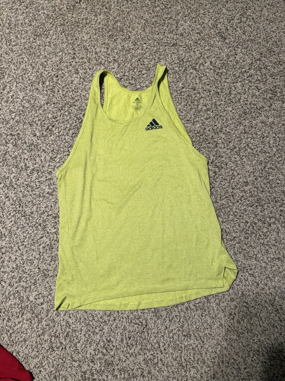 Adidas Tank Top Yellow AEROREADY Med Men’s Size M PRIMEBLUE gallery