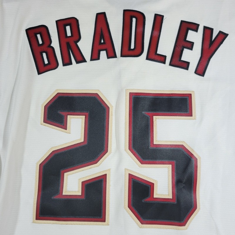 MAJESTIC COOL BASE ARIZONA DIAMOND D BACKS MLB BASEBALL BRADLEY #25 JERSEY Sz M gallery